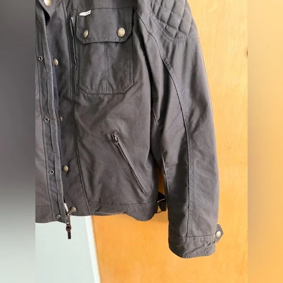 Iron & Resin Scrambler Jacket- Dark Olive Moto Jacket - Picture 2 of 11